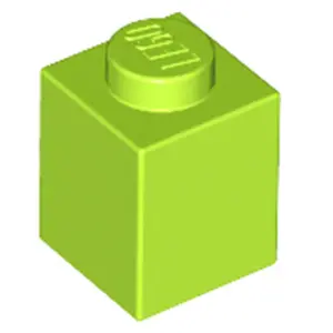 Lego® 1 pièce 3005 Brick 1x1 Part Basic Bricks 1 Lime