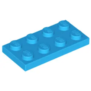 Lego® 1 pièce 3020 Plaques 2x4 Part Basic 1 Bleu azur foncéVendu parkaufland