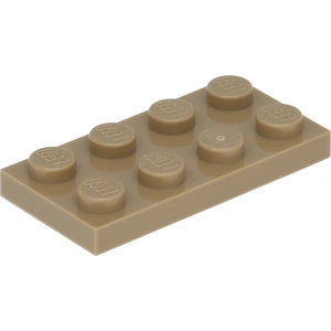 Lego® 1 pièce 3020 Plaques 2x4 Part Basic 1 Beige foncé pas cher