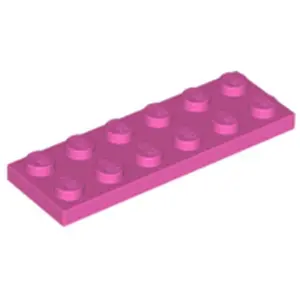 Lego® 2x6 plaque 3795 - 1 pièce rose foncé pas cher