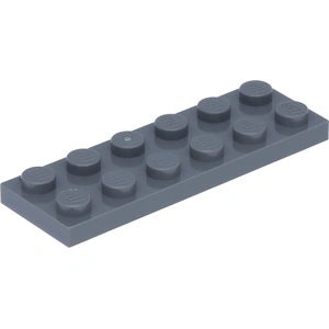 Lego® 2x6 plaque 3795 - 1 pièce gris bleuâtre foncé pas cher