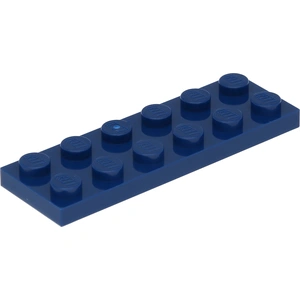 Lego® 2x6 plaque 3795 - 1 pièce bleu foncé