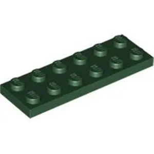 Lego® 2x6 plaque 3795 - 1 pièce vert foncé
