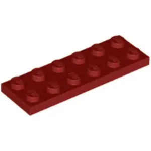 Lego® 2x6 planche 3795 - 10 pièces rouge foncéVendu parkaufland