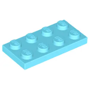 Lego® 1 pièce 3020 Plaques 2x4 Part Basic 1 Bleu azur moyenVendu parkaufland