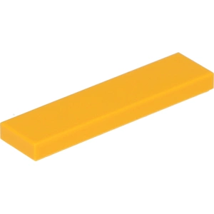 Lego® 50 pièces 2431 carreaux Tiles 1x4 Part Basic Panel 50 Orange cla... pas cher