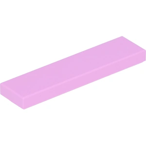 Lego® 50 pièces 2431 carreaux Tiles 1x4 Part Basic Panel 50 rose clair pas cher