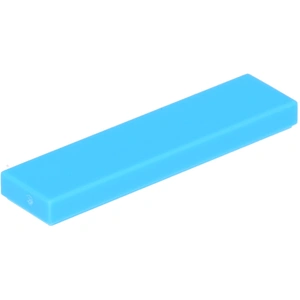 Lego® 50 pièces 2431 carreaux Tiles 1x4 Part Basic Panel 50 bleu azur ... pas cher