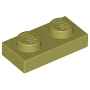 Lego® 1x 1x2 Plaques 3023 - Plaque Vert Olive - Olive Green