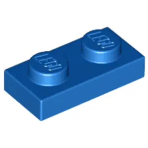 Lego® 1x 1x2 Plaques 3023 - Plaque Bleu - Blue