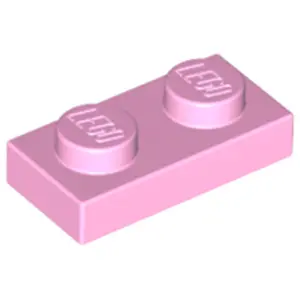 Lego® 1x 1x2 assiettes 3023 - Assiette rose clair - Rose vifVendu parkaufland