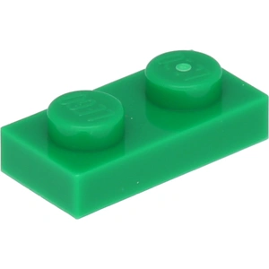 Lego® 50x 1x2 plaques 3023 - Plate Vert - Green pas cher