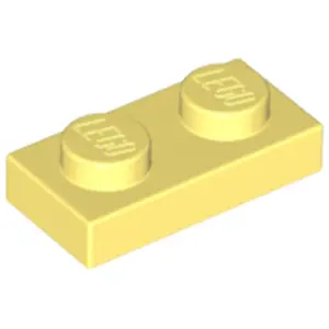Lego® 250x 1x2 assiettes 3023 - Plaque Helles Hellgelb - Jaune clair l...Vendu parkaufland