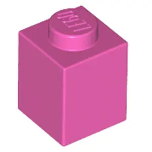 Lego® 100 pièces 3005 brique 1x1 partie briques de base 100 rose foncéVendu parkaufland