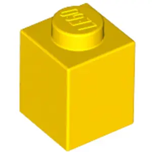 Lego® 100 pièces 3005 Brick 1x1 Part Basic Bricks 100 Jaune