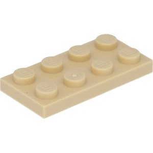 Lego® 2x2 plaques 3020 - 50 pièces beige