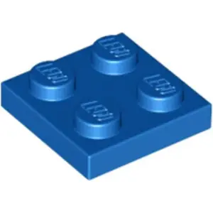 Lego® 2x2 panneaux 3022 - 1 pièce bleu