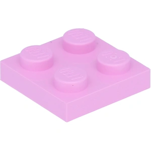 Lego® 2x2 plaques 3022 - 10 pièces rose clair
