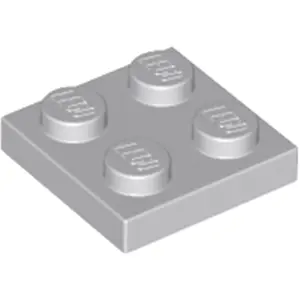 Lego® 2x2 panneaux 3022 - 1 pièce Gris bleuté clair