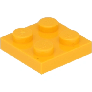 Lego® 2x2 plaques 3022 - 10 pièces Light light orange