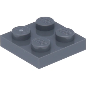 Lego® 2x2 plaques 3022 - 10 pièces gris bleuâtre foncéVendu parkaufland