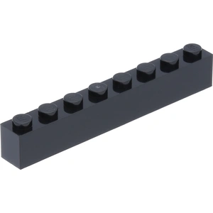 Lego® 250 pièces 3008 Brick 1x8 Part Basic Bricks 250 Noir pas cher