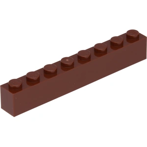 Lego® 10 pièces 3008 Brick 1x8 Part Basic bricks 10 Red Brown pas cher