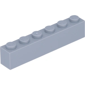 Lego® 10 pièces 3009 Brick 1x6 Part Basic Bricks 10 Clair Gris Bleuâtr...