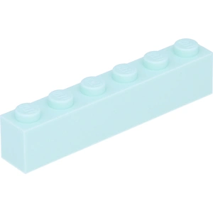 Lego® 10 pièces 3009 Brick 1x6 Part Basic Bricks 10 Clair Aqua pas cher