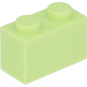 Lego® 50 pièces 3004 Brick 1x2 Part Basic Bricks 50 jaune-vert pas cher
