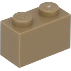 Lego® 50 pièces 3004 Brick 1x2 Part Basic Bricks 50 Beige foncéVendu parkaufland
