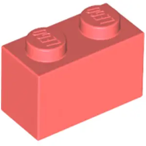 Lego® 50 pièces 3004 Brick 1x2 Part Basic Bricks 50 CoralVendu parkaufland