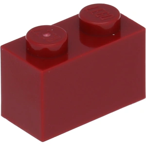 Lego® 50 pièces 3004 Brick 1x2 Part Basic Bricks 50 Rouge foncé pas cher
