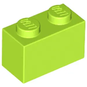 Lego® 1 pièce 3004 Brick 1x2 Part Basic Bricks 1 Lime pas cher