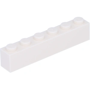 Lego® 10 pièces 3009 Brick 1x6 Part Basic Bricks 10 White pas cher