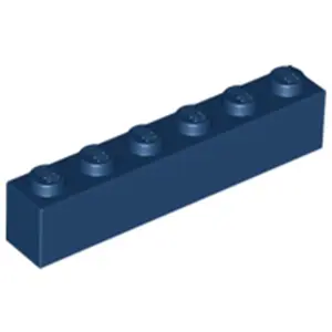 Lego® 1 pièce 3009 Brick 1x6 Part Basic bricks 1 dark blue