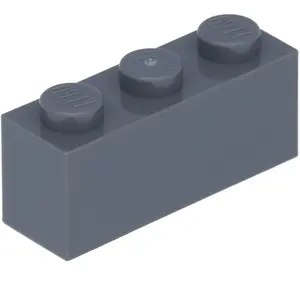 Lego® 100 pièces 3622 Brick 1x3 Part Basic Bricks 100 Gris foncéVendu parkaufland