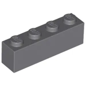 Lego® 1 pièce 3010 Brick 1x4 Part Basic Bricks 1 Sombre Gris Bleuâtre pas cher