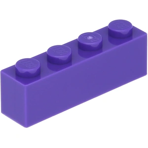 Lego® 1 pièce 3010 Brick 1x4 Part Basic Bricks 1 Dark Lila