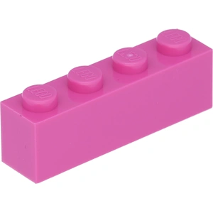 Lego® 1 pièce 3010 Brick 1x4 Part Basic Bricks 1 Dark Pink