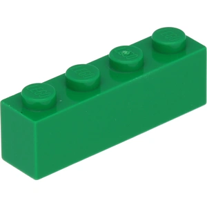 Lego® 10 pièces 3010 Brick 1x4 Part Basic Bricks 10 Green pas cher