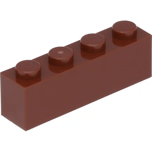 Lego® 100 pièces 3010 Brick 1x4 Part Basic Bricks 100 Red Brown