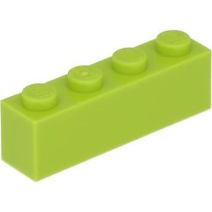 Lego® 100 pièces 3010 Brick 1x4 Part Basic Bricks 100 Lime pas cher