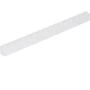 Lego® 100 pièces 2465 Brick 1x16 Part Basic Bricks 100 White pas cher