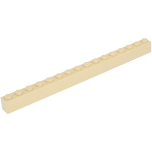 Lego® 10 pièces 2465 Brick 1x16 Part Basic Bricks 10 Beige pas cher