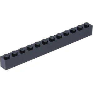 Lego® 10 pièces 6112 Brick 1x12 Part Basic Bricks 10 Noir pas cher