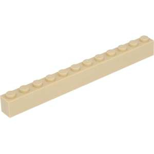 Lego® 1 pièce 6112 Brick 1x12 Part Basic Bricks 1 Beige pas cher