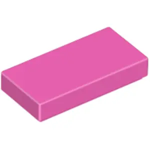 Lego® 1x2 carreaux 3069 - 1 pièce rose foncé pas cher