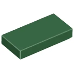 Lego® 1x2 carreaux 3069 - 1 pièce vert foncé pas cher