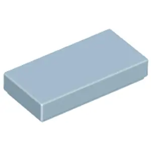 Lego® 1x2 carreaux 3069 - 10 pièces bleu sable